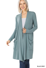 Load image into Gallery viewer, Slouchy pocket open cardigan
